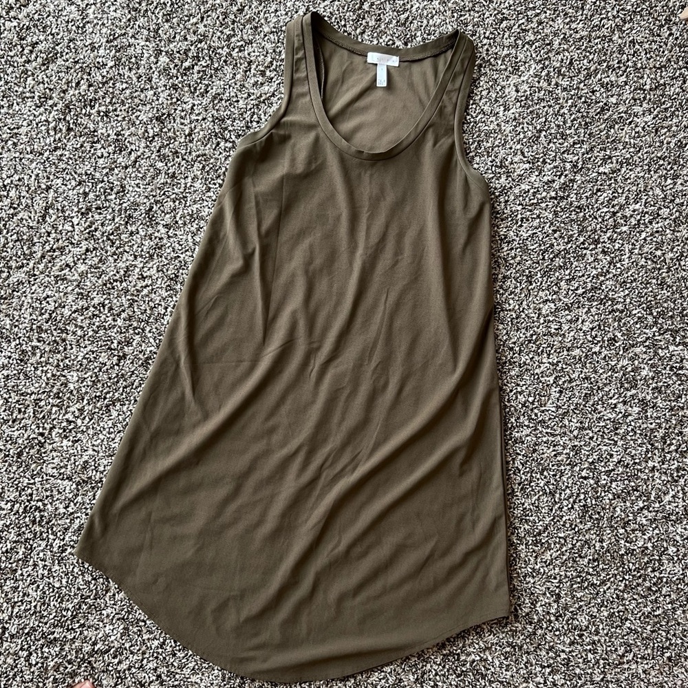 Olive Green Leith dress